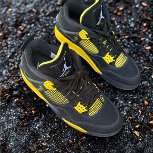 Nike Black and Yellow Sneakers